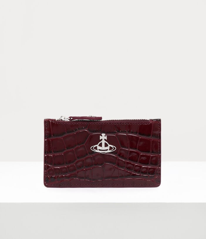 Vivienne Westwood CROCODILE SLIM LONG CARD HOLDER